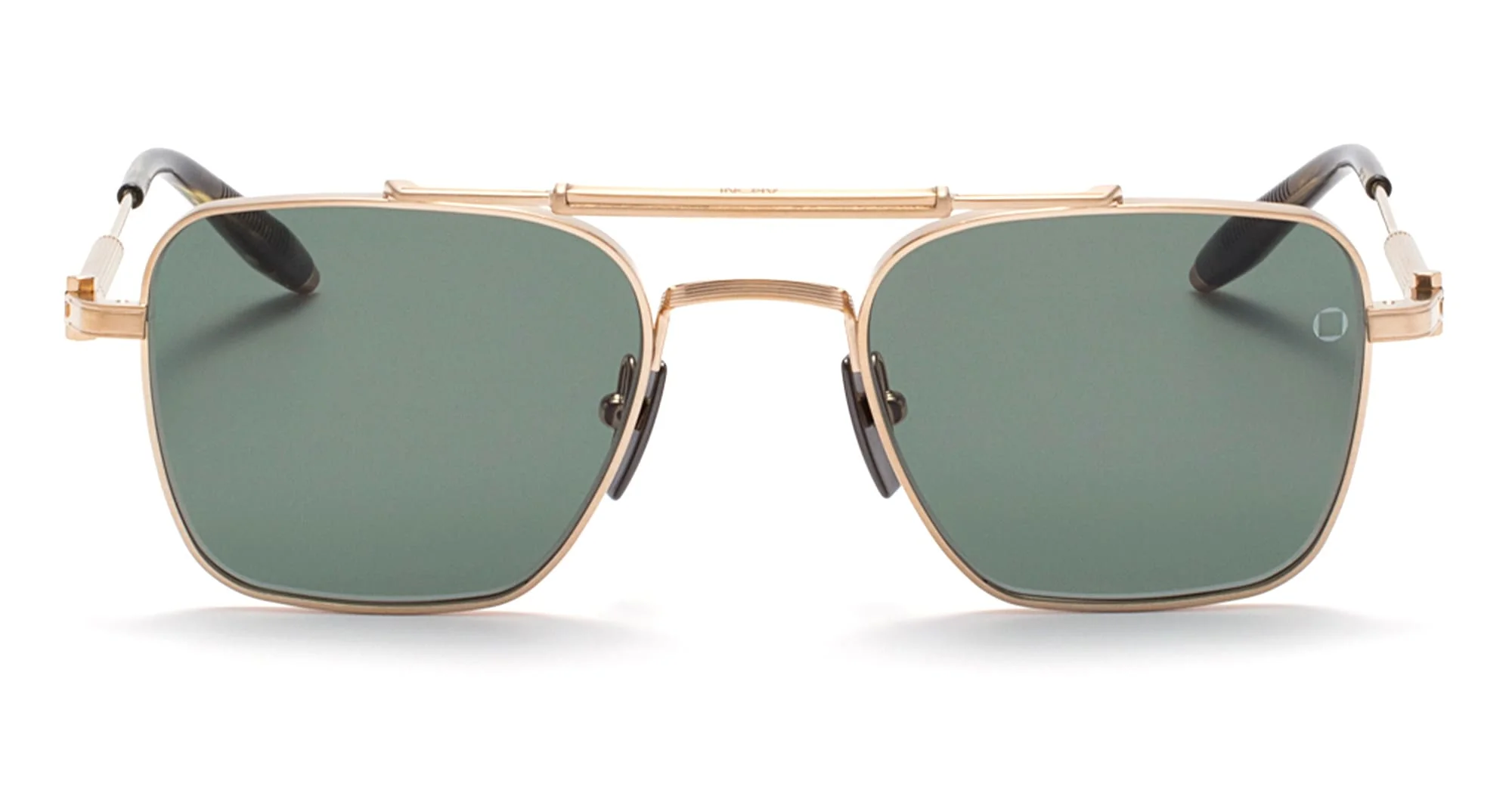 Europa - brushed white gold / dark tortoise