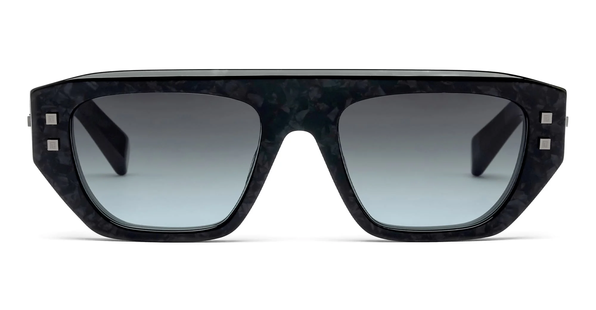 B-army ii - leather black / black rhodium