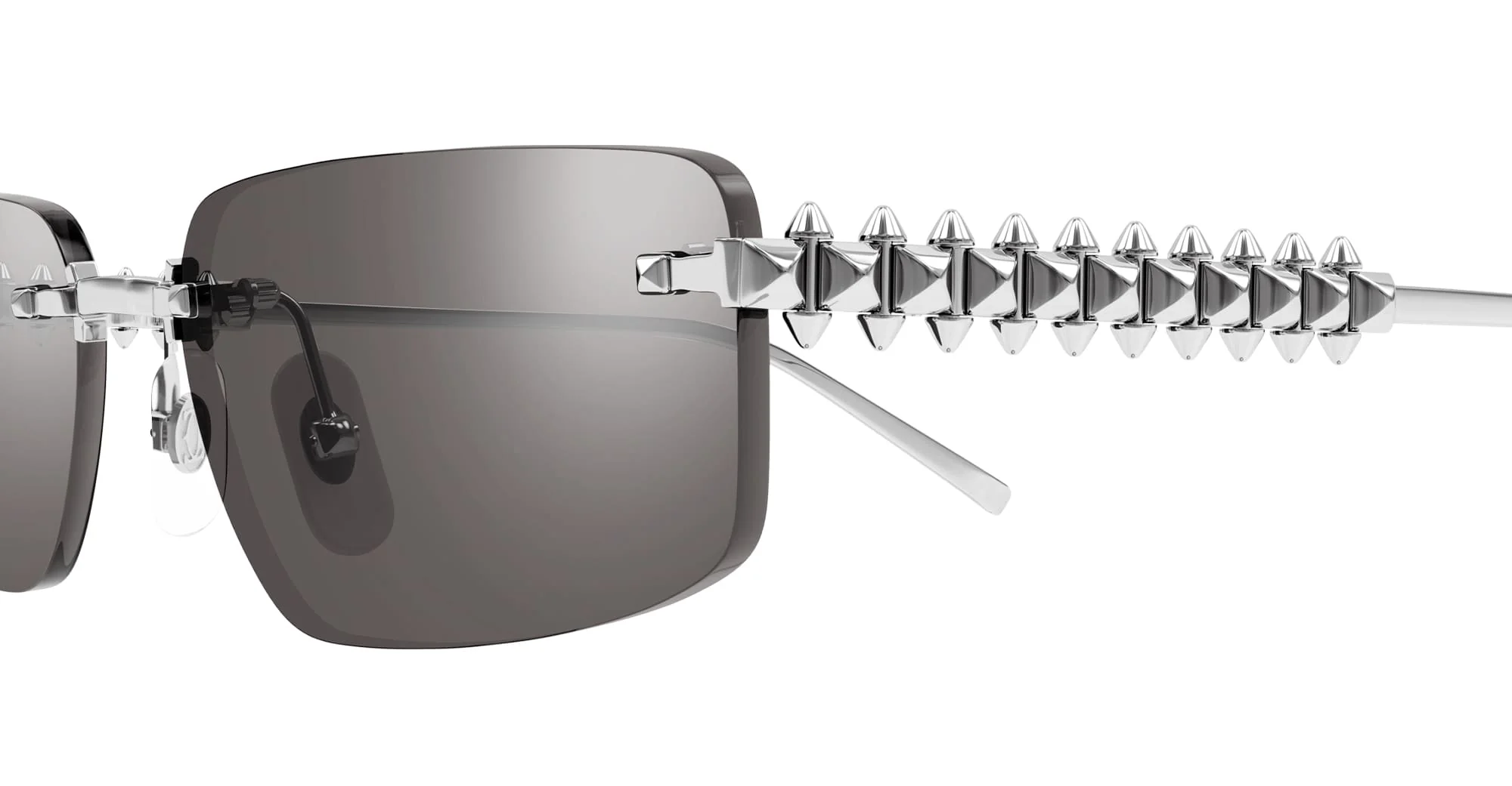 Clash de cartier ct0544s-003 - silver - Image 3