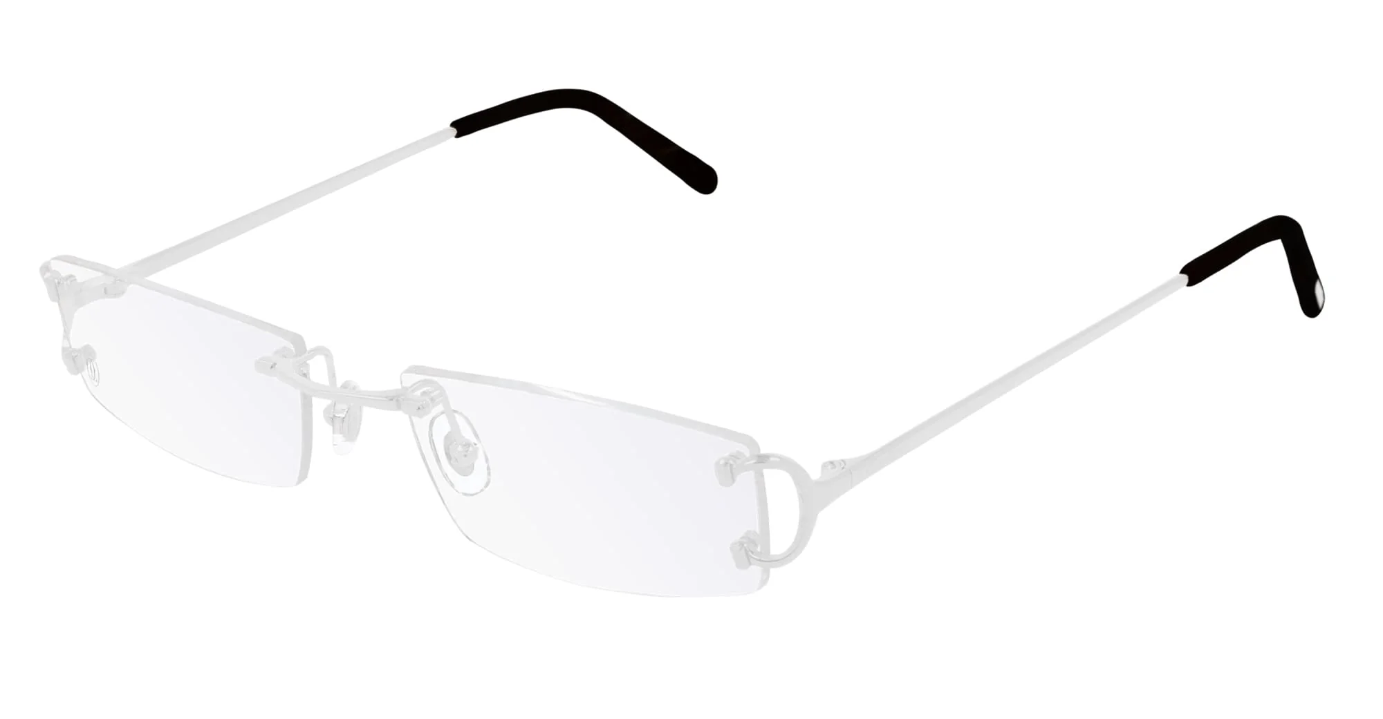 Décor c de cartier ct0092o-002 - silver rx