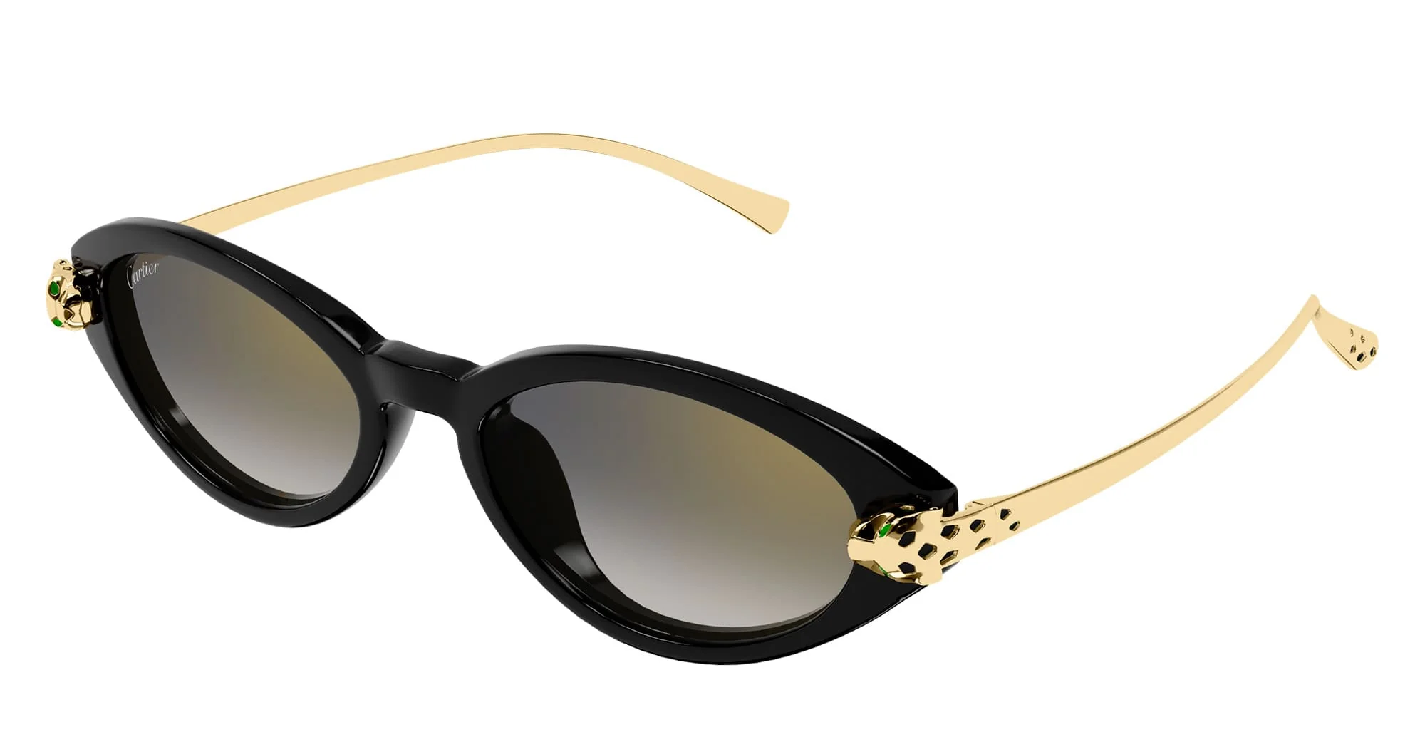 Panthere de cartier ct0634s-001 - black / grey - Image 2