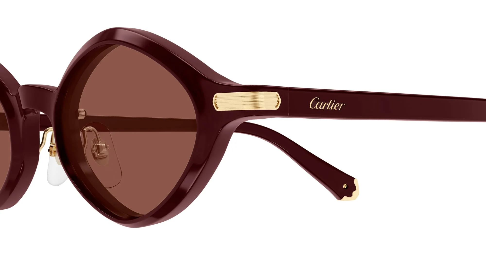 Première de cartier ct0540s-003 - burgundy - Image 3