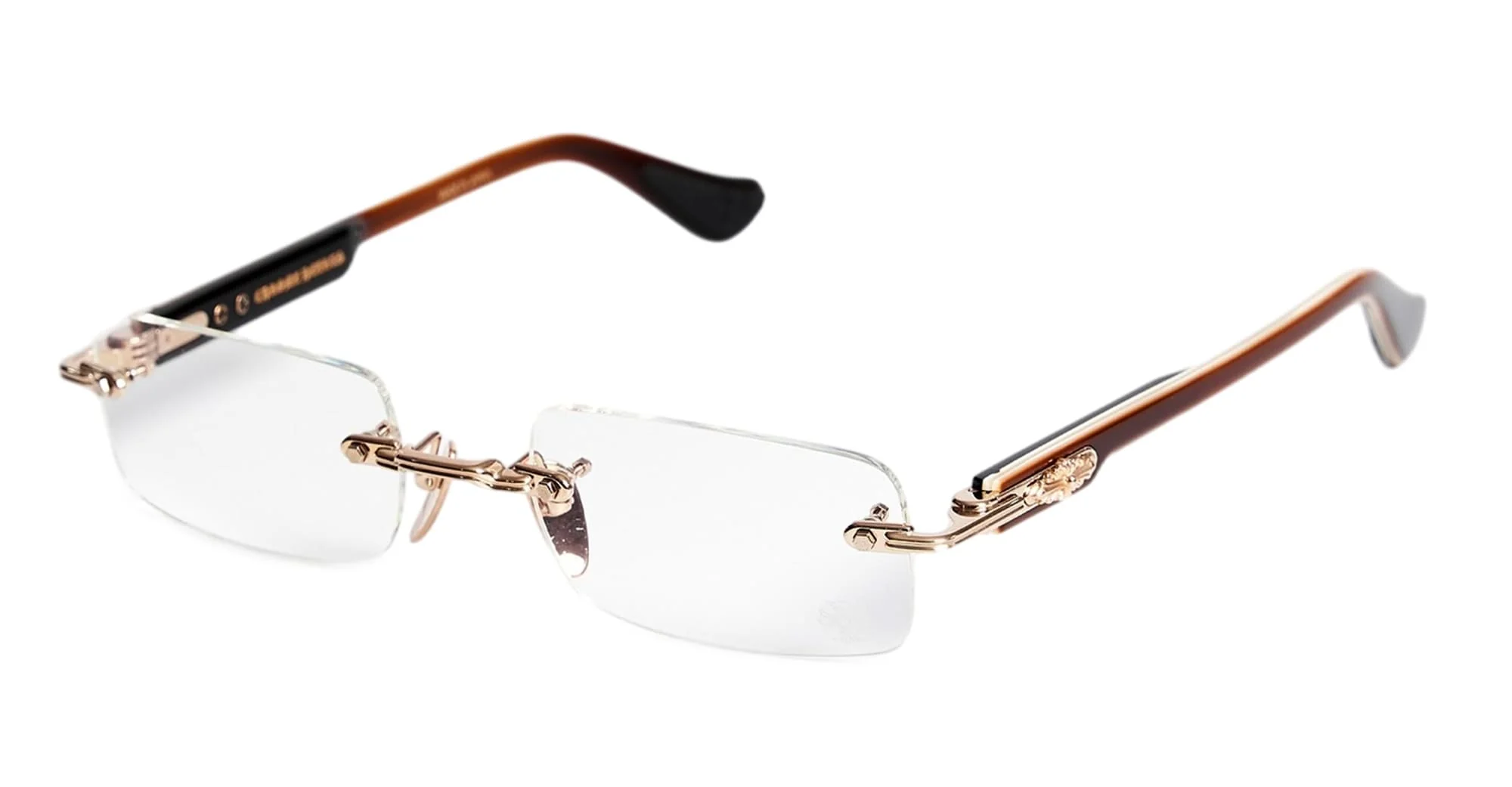 Deep i - gold plated / brown bone / brown gradient