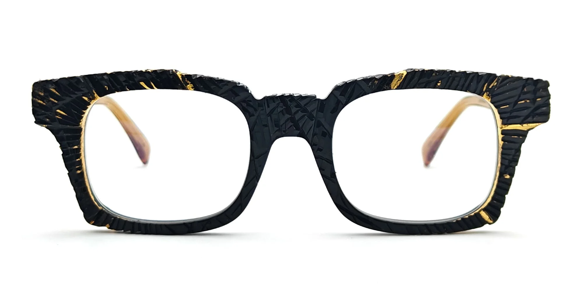 Mask s3 - black matte / gold leaf rx