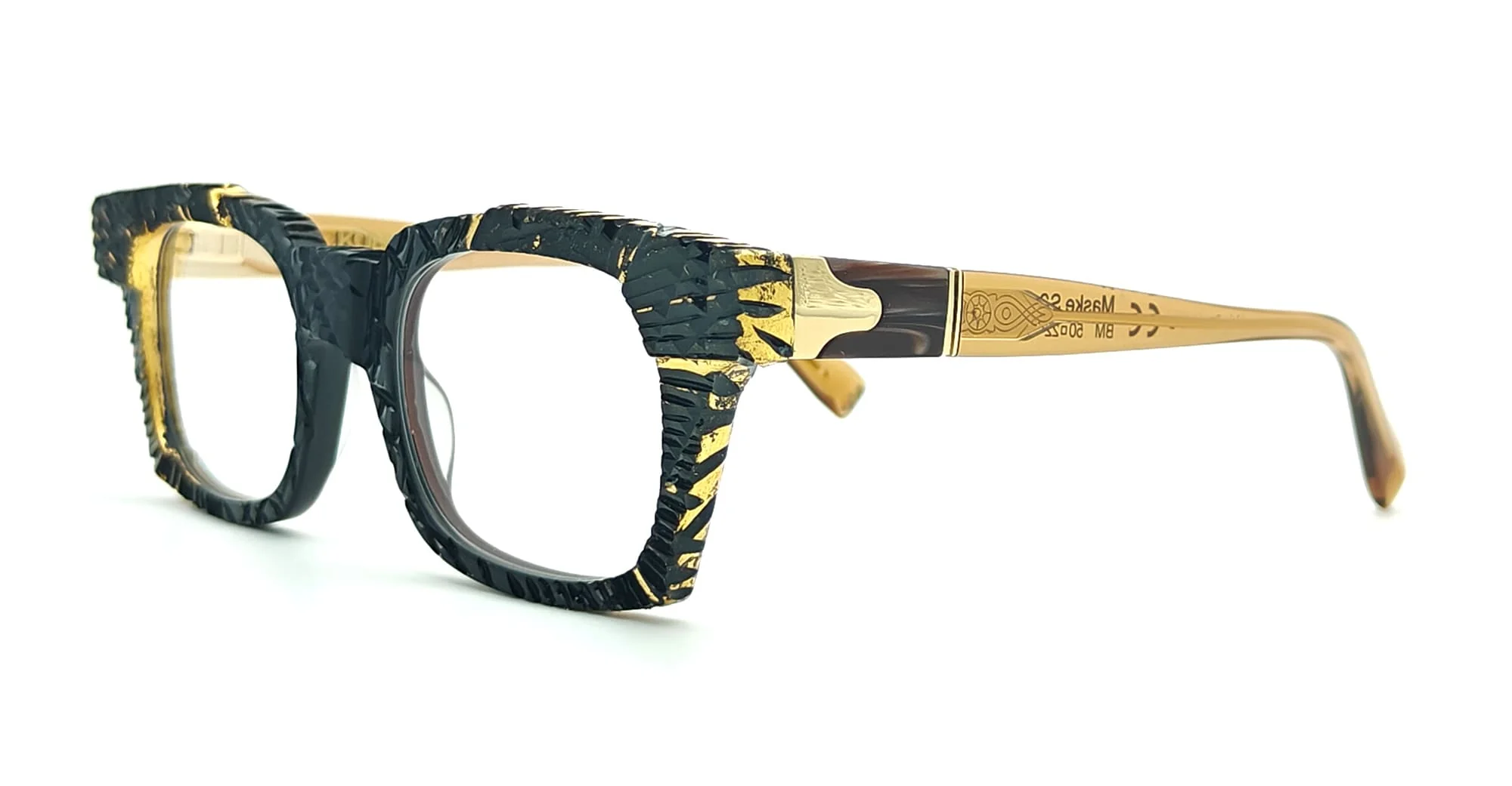 Mask s3 - black matte / gold leaf rx - Image 2