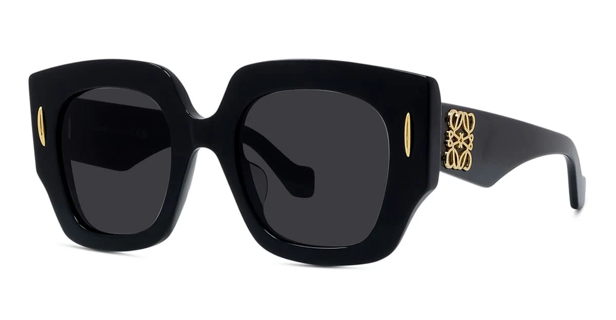 Anagram black geometric sunglasses - Image 2