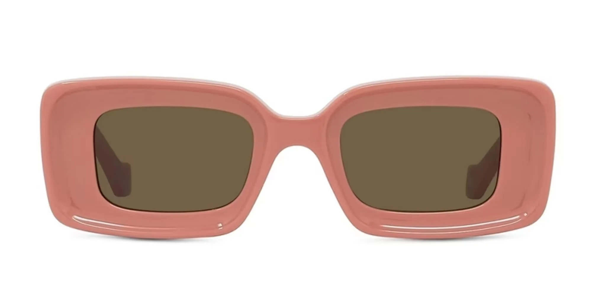 Rectangular - shiny pink