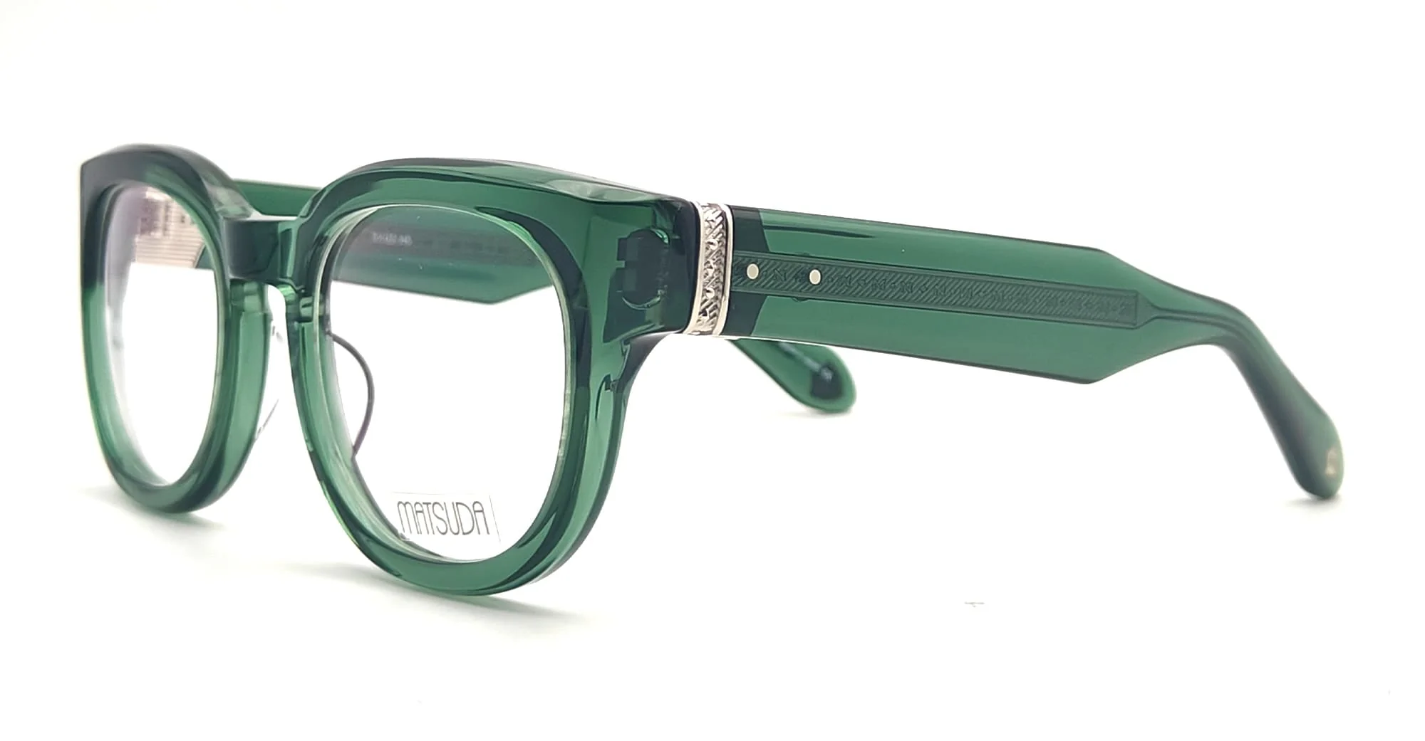 M1038 - bottle green / silver rx - Image 2