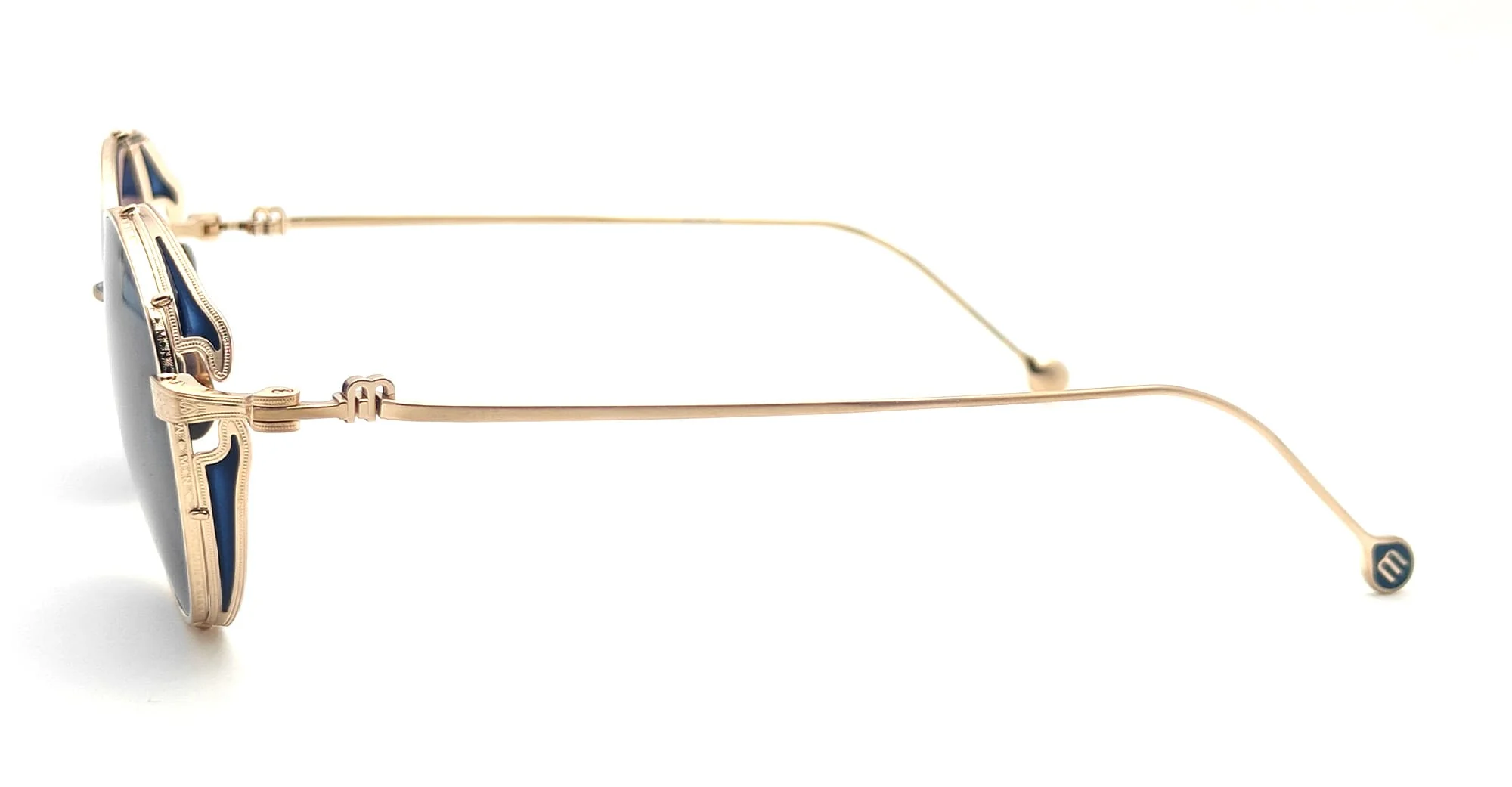 M3152 - brushed gold / blue grey - Image 3