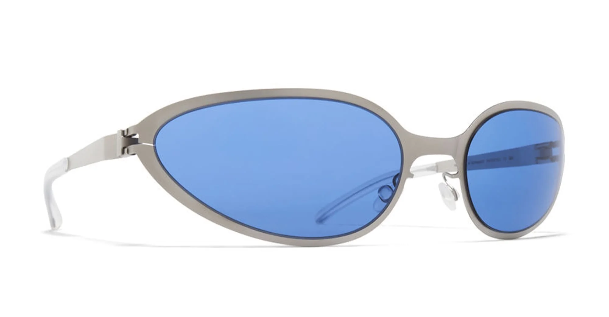 Bear - matte silver / cobalt solid lens - Image 2
