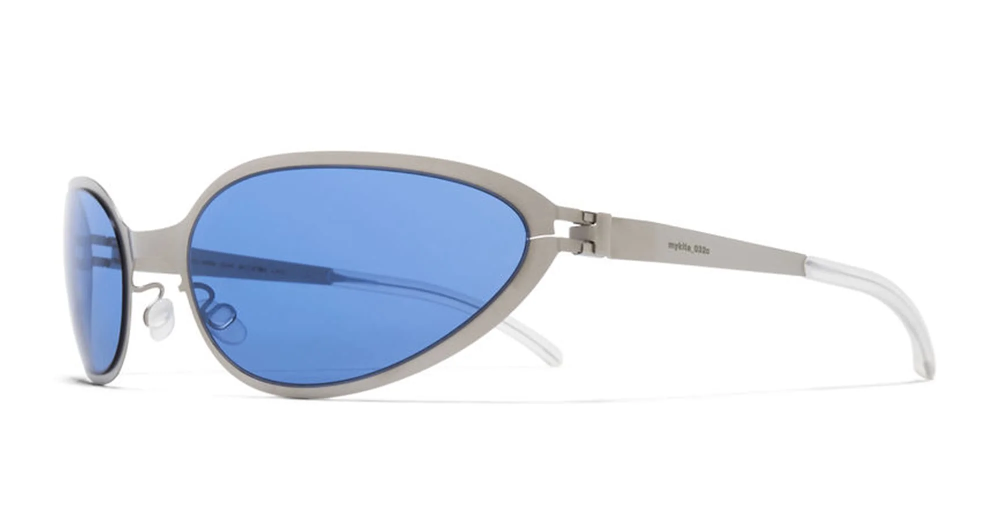 Bear - matte silver / cobalt solid lens - Image 3