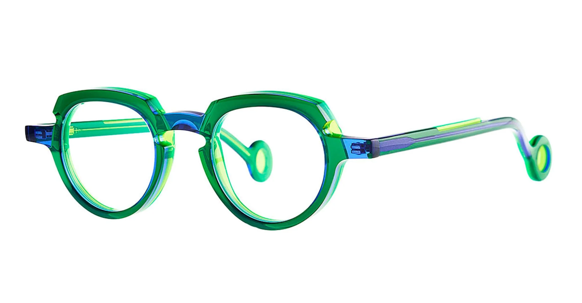 Andy - 009 tranparent blue / fluo green rx - Image 2