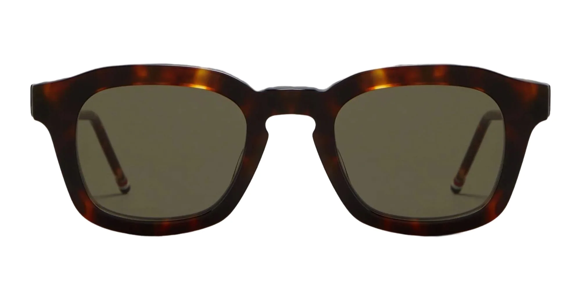 Rectangular - med brown