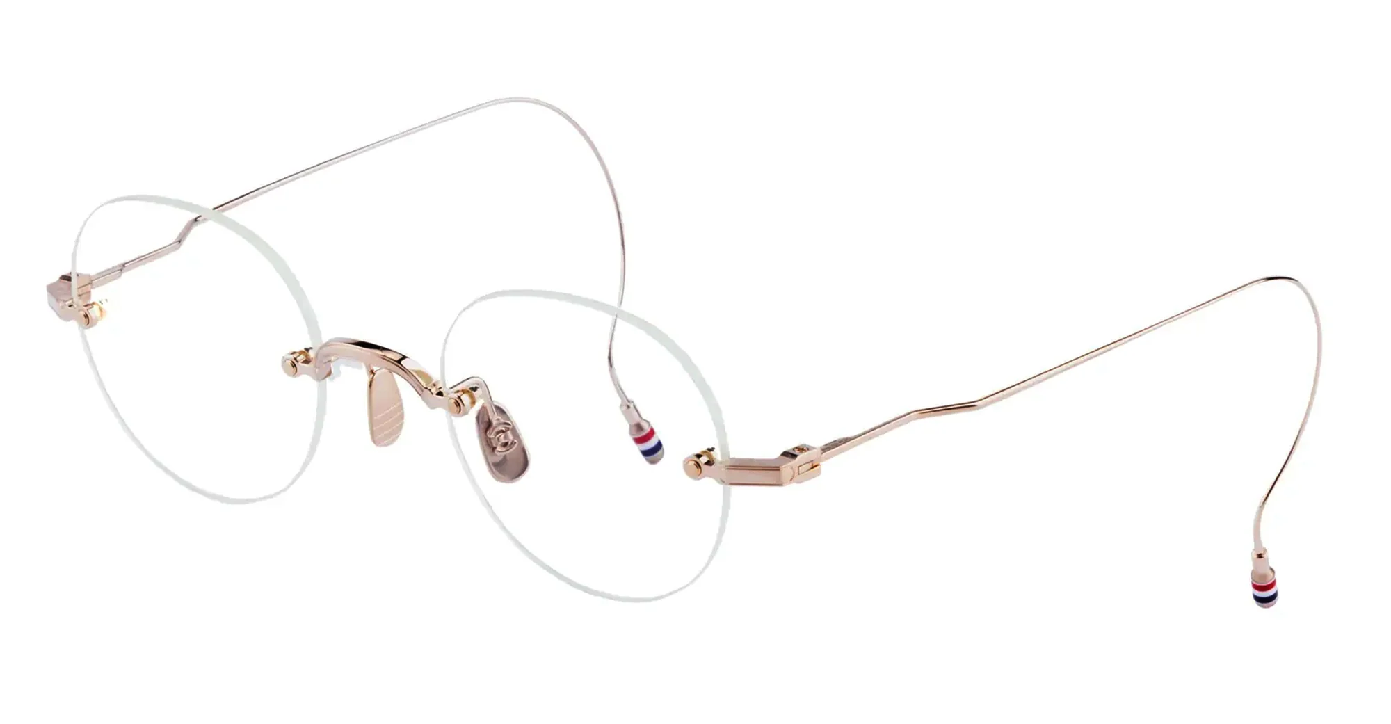 Round rimless - white gold rx - Image 2