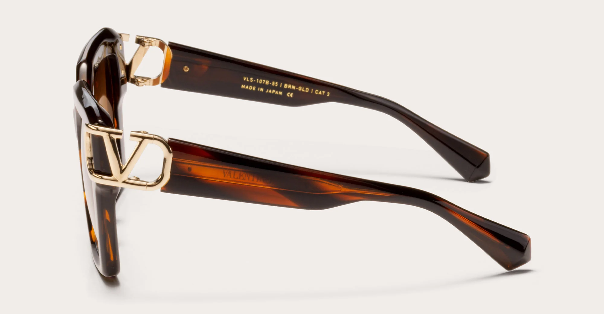 Uno - brown swirl / white gold - Image 3